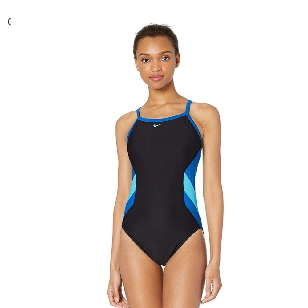 Nike color block one piece